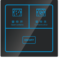 ZY-023 窗帘开关（智能触摸）